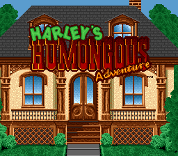 Harley's Humongous Adventure (USA) Title Screen
